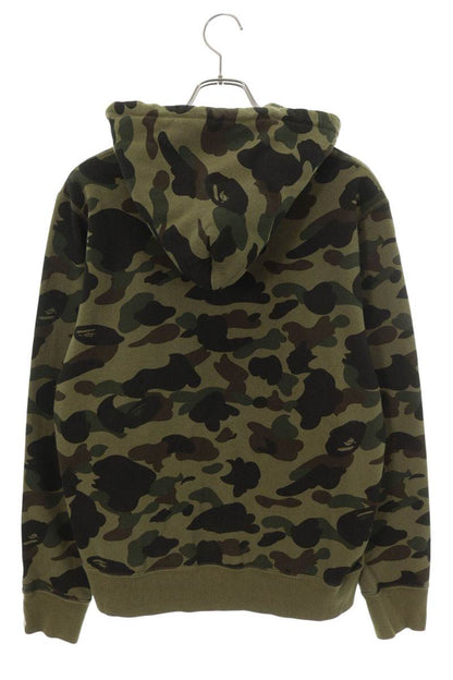 A BATHING APE Grid Camo Pullover Hoodie Multi Size M