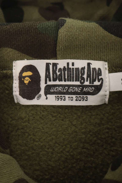 A BATHING APE Grid Camo Pullover Hoodie Multi Size M