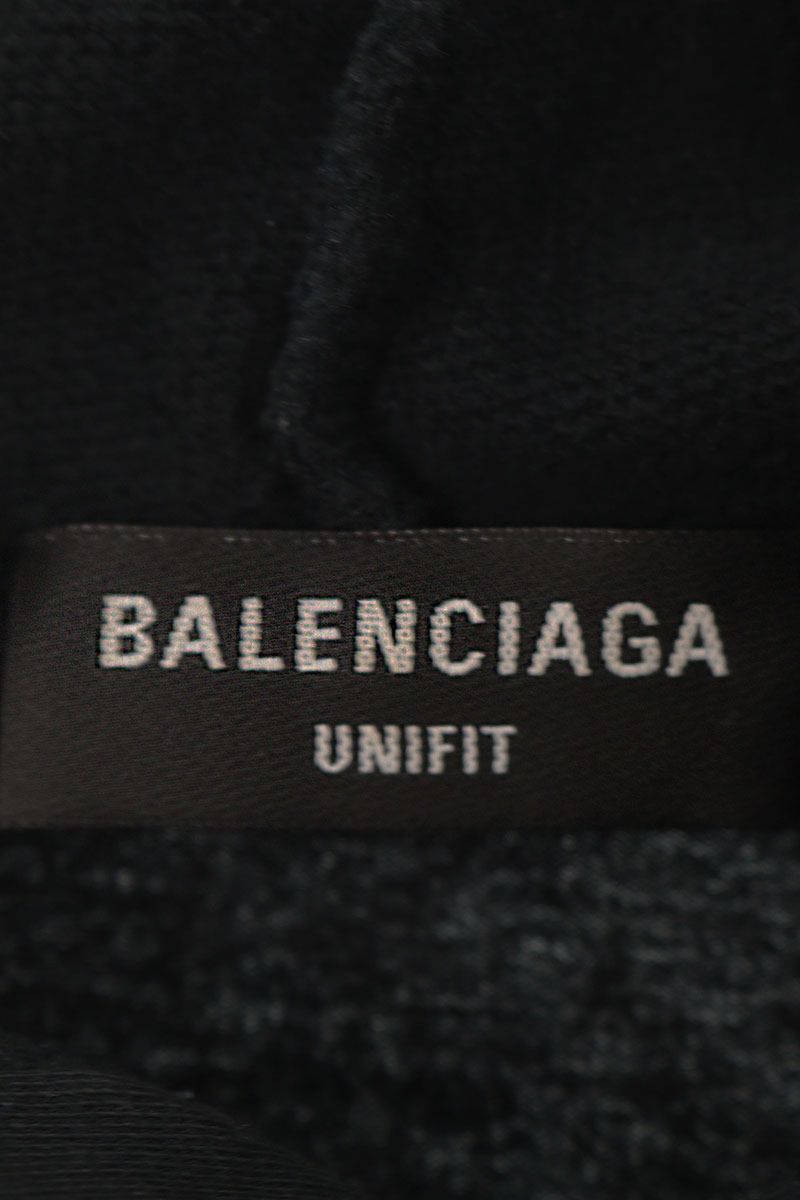 BALENCIAGA 22SS Slime Logo Layered Hoodie Multi Size M