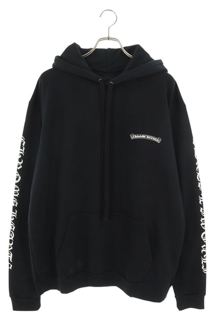Chrome Hearts SWTSHRT PLVR Logo Print Hoodie Black Size L