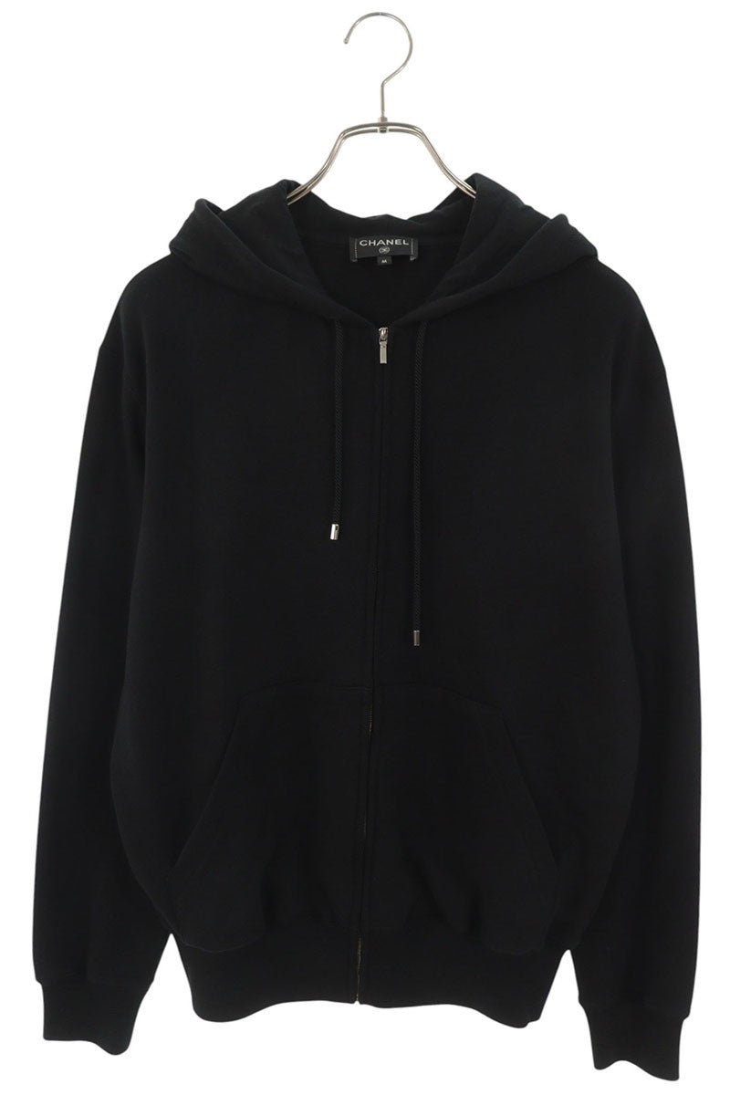 CHANEL Coco Mark Sequin Graffiti Zip Hoodie Multi Size M