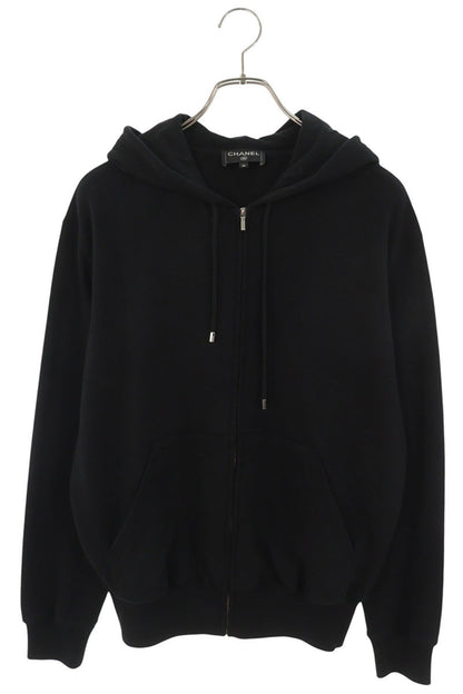 CHANEL Coco Mark Sequin Graffiti Zip Hoodie Multi Size M