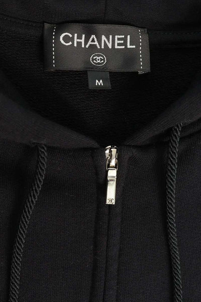 CHANEL Coco Mark Sequin Graffiti Zip Hoodie Multi Size M