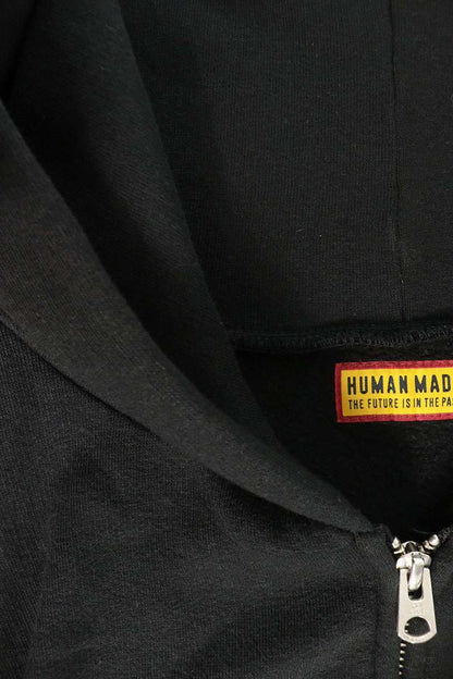 HUMAN MADE CLASSIC ZIP-UP SWEAT HOODIE Black Size S