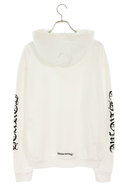 Chrome Hearts Sleeve Logo Pullover White Cotton Size M