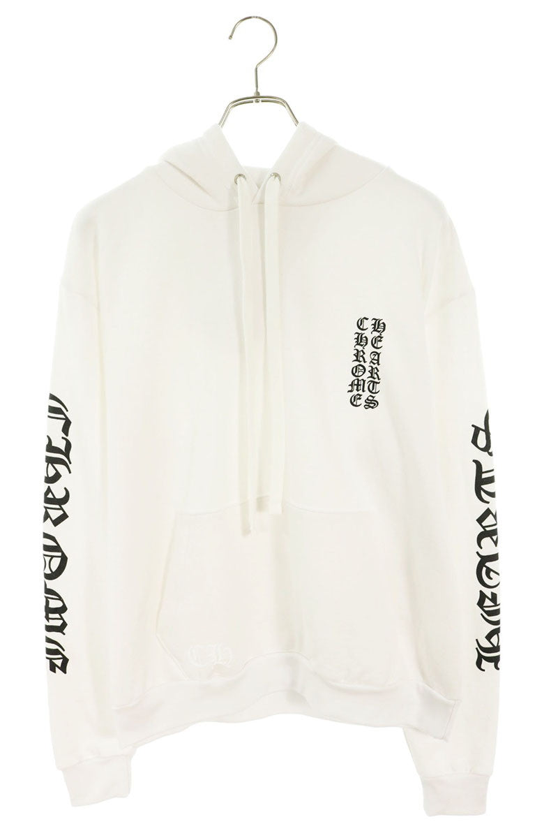 Chrome Hearts Sleeve Logo Pullover White Cotton Size XS
