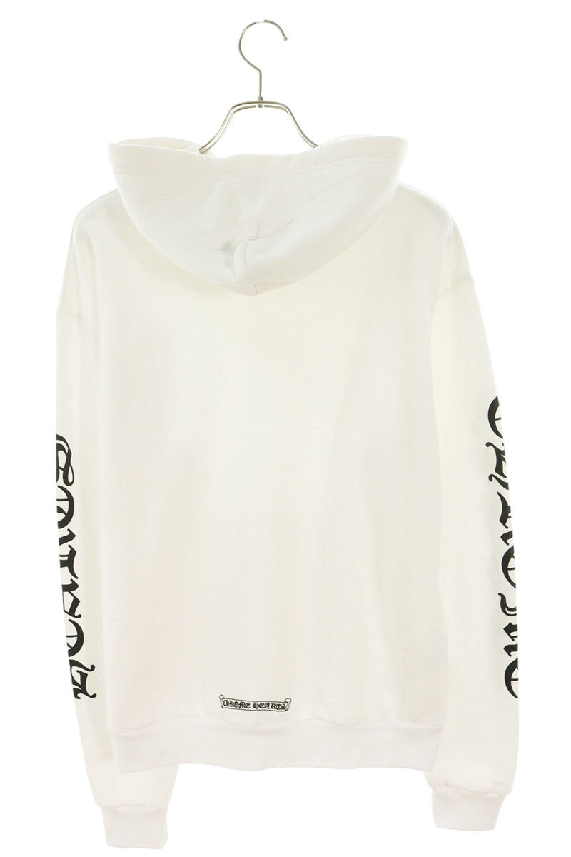 Chrome Hearts Sleeve Logo Pullover White Cotton Size XS