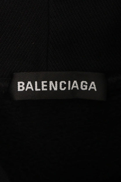 BALENCIAGA 19SS Speedhunters Zip Hoodie Black Cotton Size M
