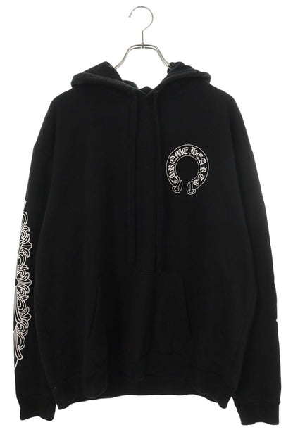 Chrome Hearts Floral Back Horseshoe Print Hoodie L Size L