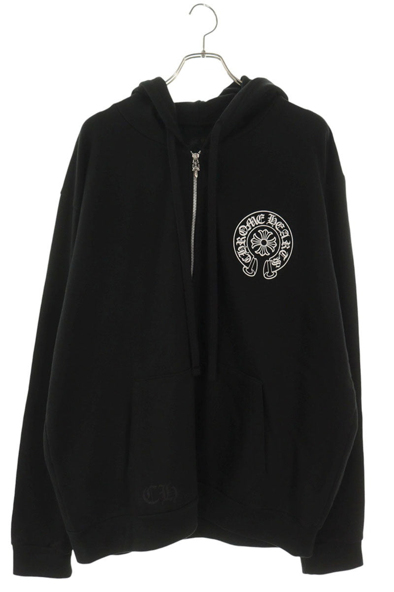 Chrome Hearts Seoul Ltd Back Horseshoe Zip Hoodie Size L