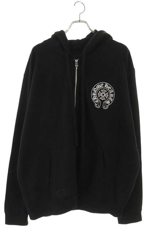 Chrome Hearts Seoul Ltd Back Horseshoe Zip Hoodie Size L