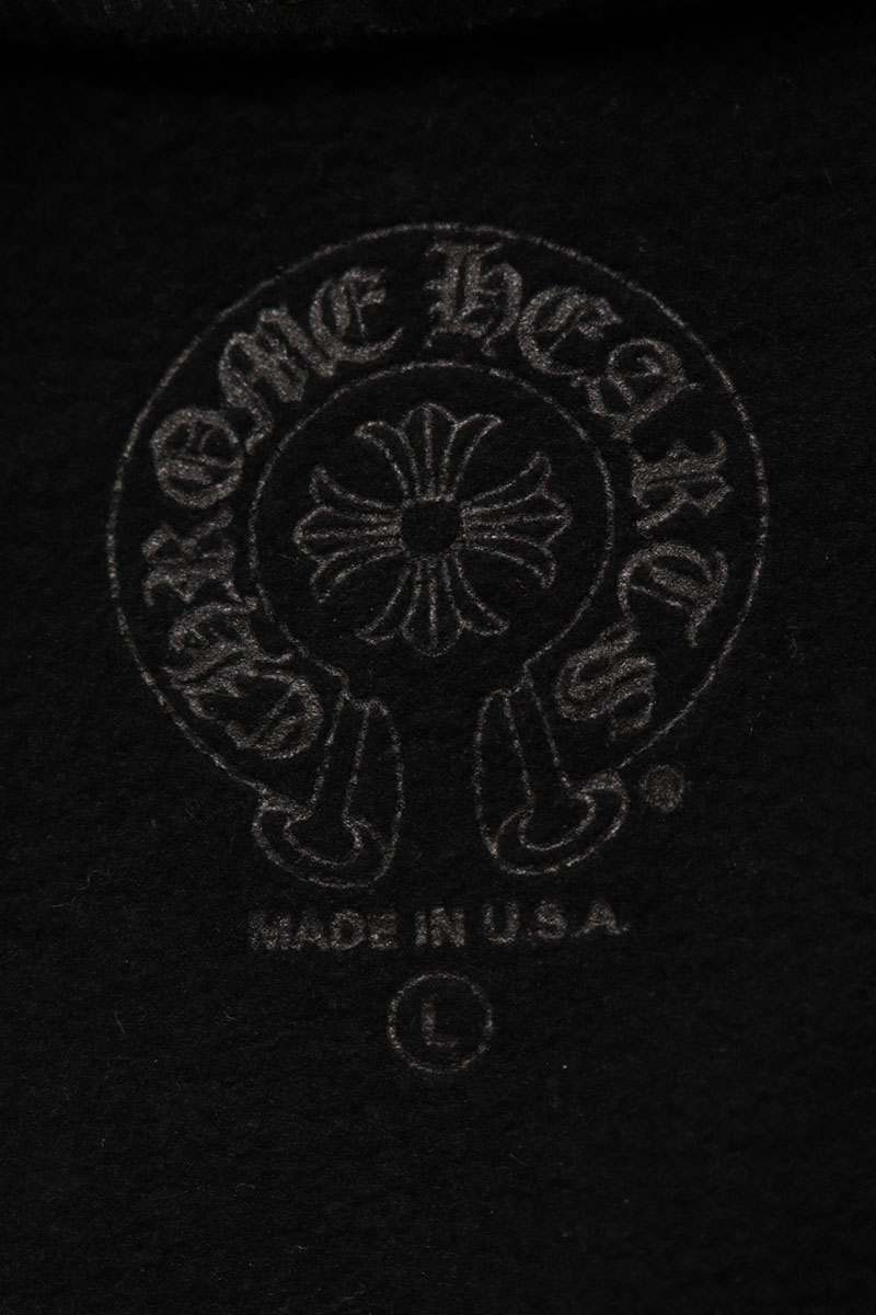Chrome Hearts Seoul Ltd Back Horseshoe Zip Hoodie Size L