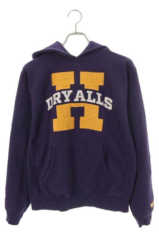 HUMAN MADE DRY ALLS Logo Print Hoodie Purple Size M