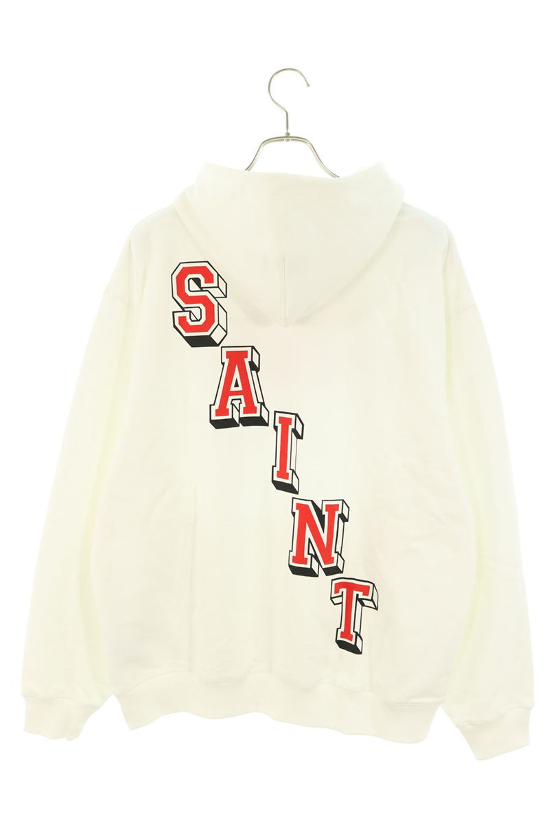 SAINT MICHAEL MJSM Wing Logo Hoodie White/Red Size M