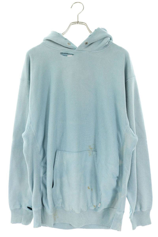 SUGARHILL Aging Damage Pullover Hoodie Light Blue Size 3