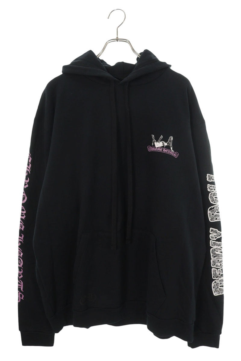 Chrome Hearts Deadly Doll Back Print Black XL Hoodie Size XL