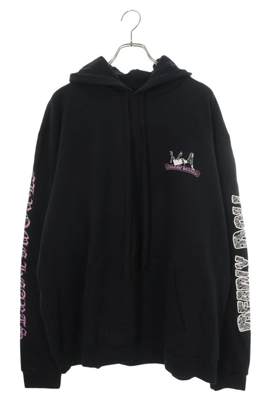 Chrome Hearts Deadly Doll Back Print Black XL Hoodie Size XL