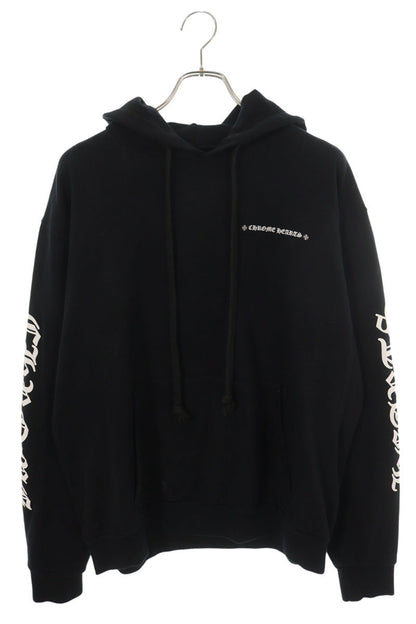 Chrome Hearts Back Fire Cross Print Pullover Black L Size L