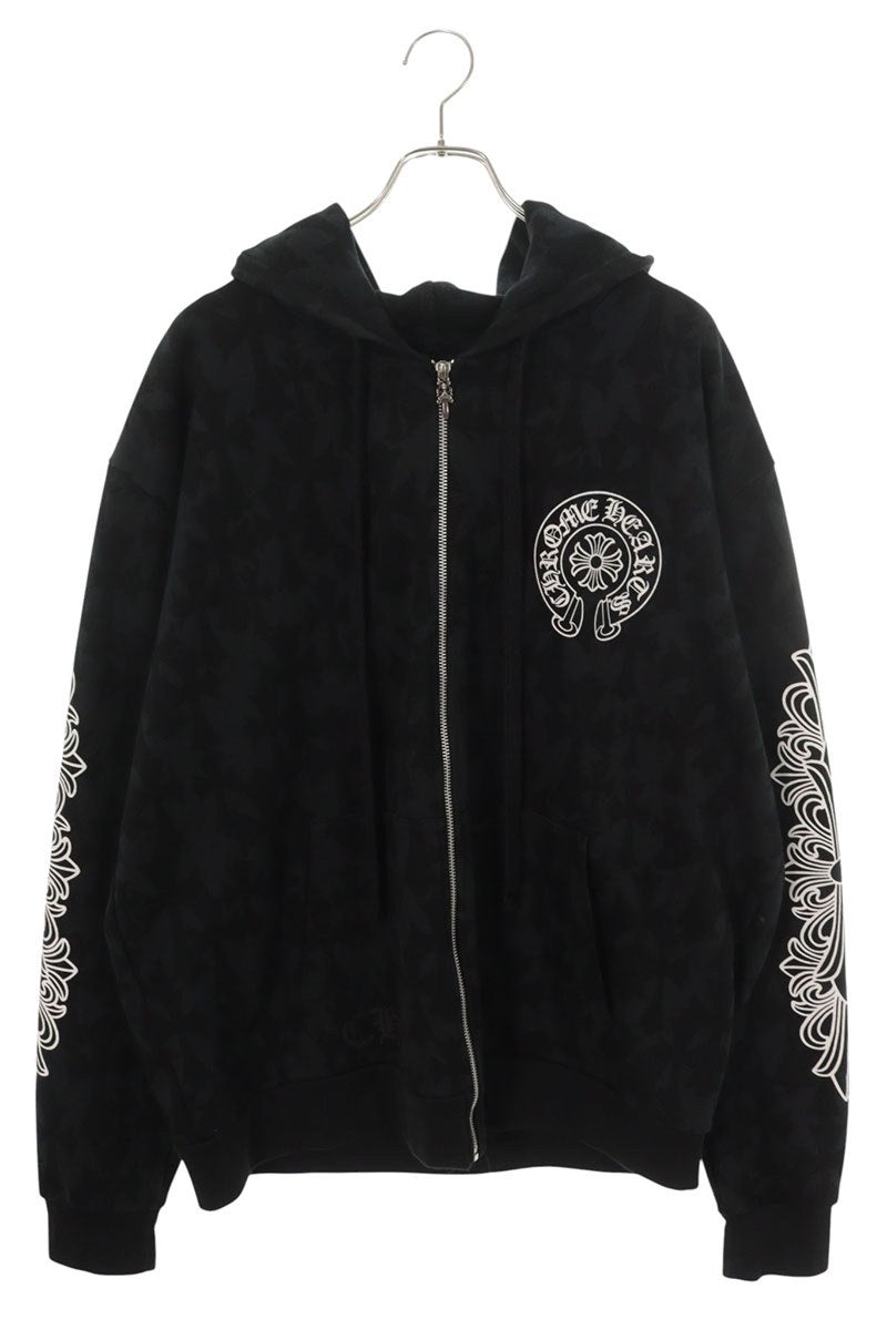Chrome Hearts SWTSHRT HD ZIP Floral Dagger Hoodie Size L
