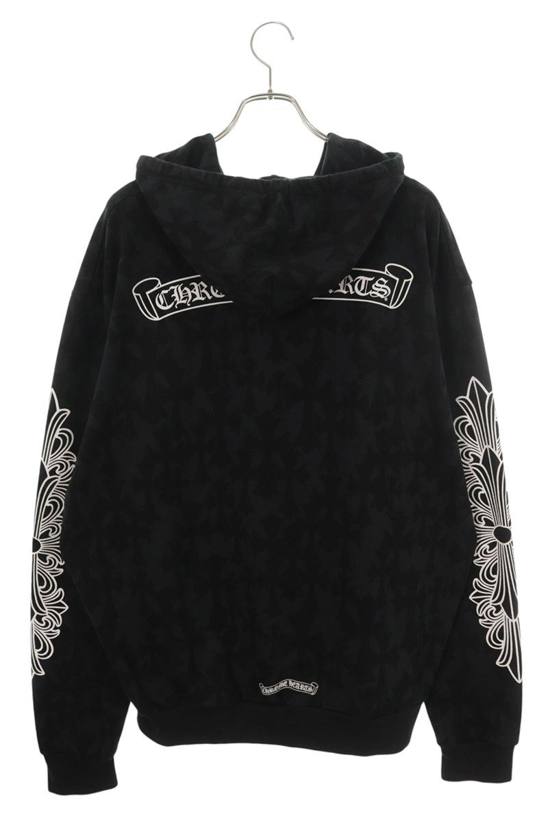 Chrome Hearts SWTSHRT HD ZIP Floral Dagger Hoodie Size L