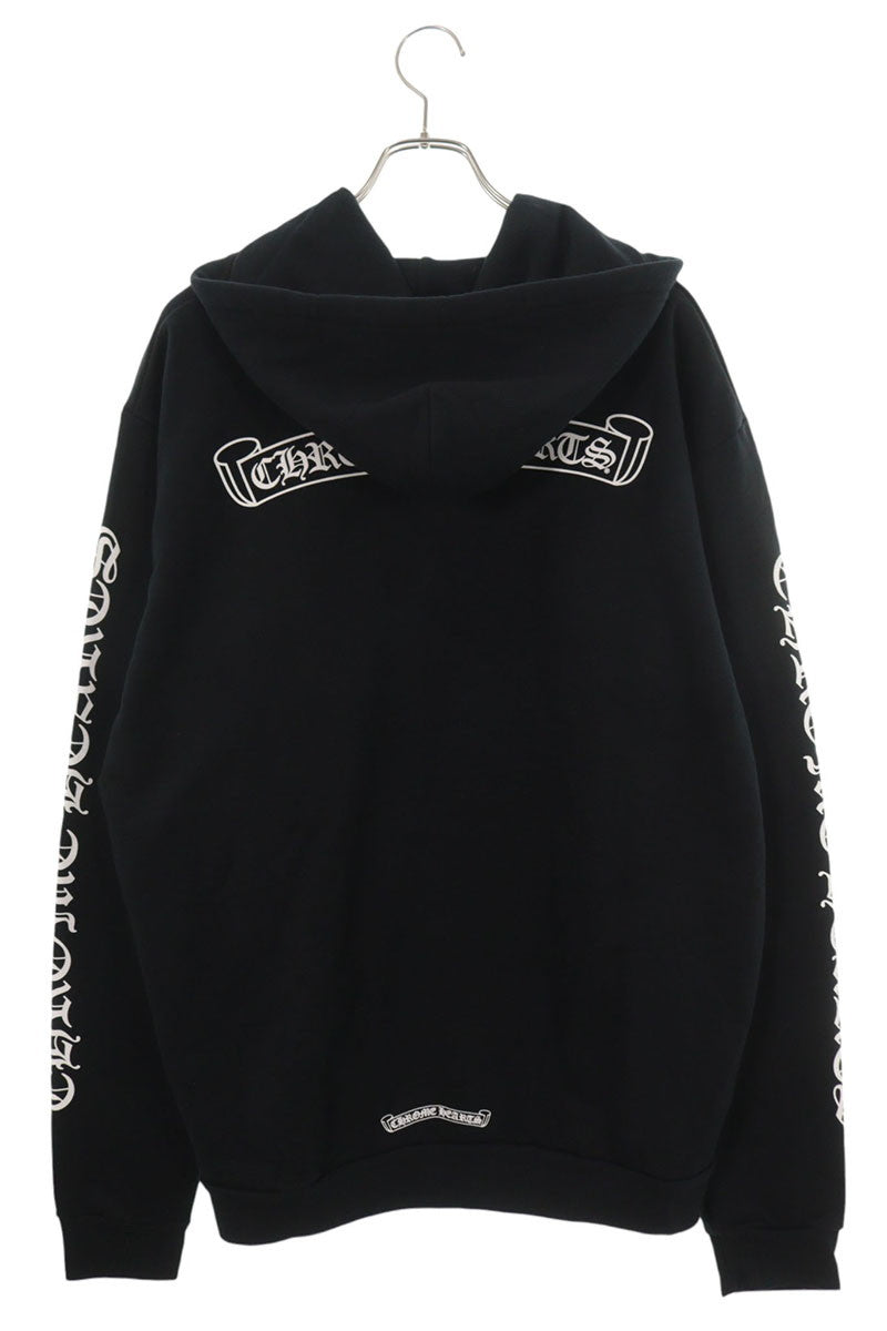 Chrome Hearts SWTSHRT HD PLVR Back Label Hoodie Size L
