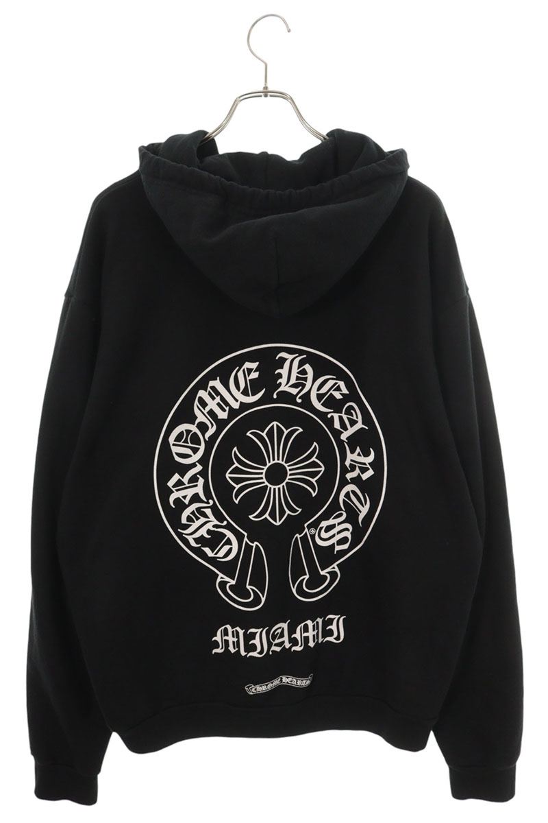 Chrome Hearts SWTSHRT HD PLVR Miami Horseshoe Hoodie Size M