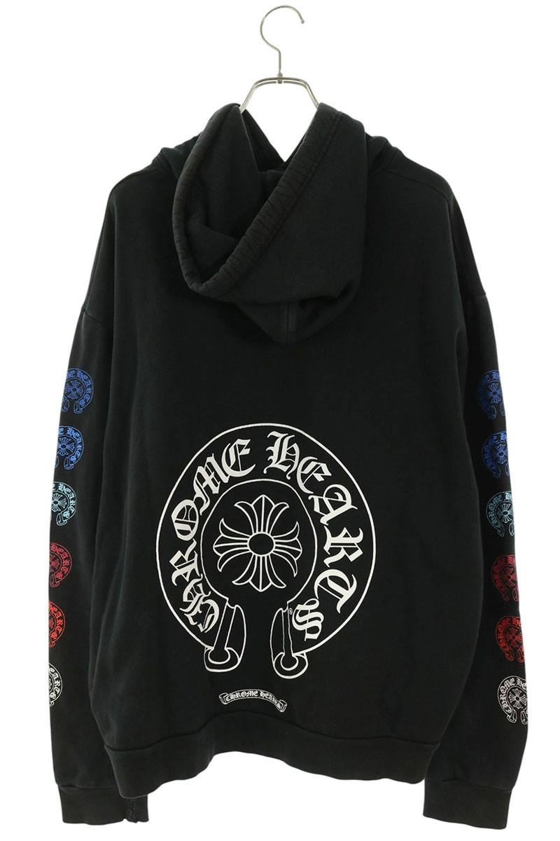 Chrome Hearts SWTSHRT PLV Back Horseshoe Print Hoodie Size L