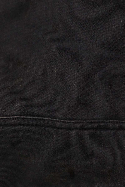 BALENCIAGA 22AW Tape Logo Print Hoodie Black Size 1