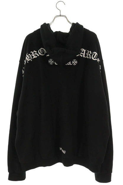 Chrome Hearts THRML HD ZIP Hoodie Black/Silver Size XXL