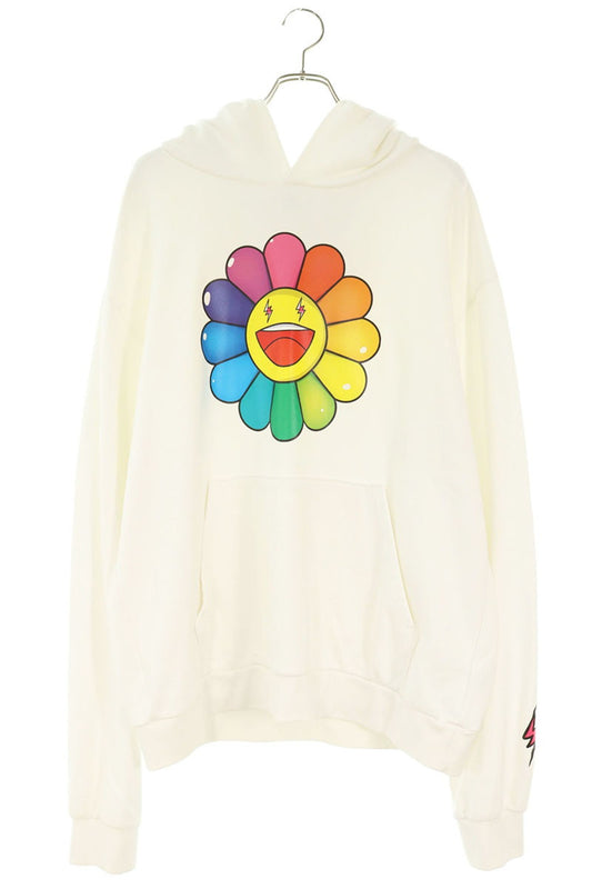 MURAKAMITAKASHI J Balvin Kaikai Kiki Hoodie White Size XL