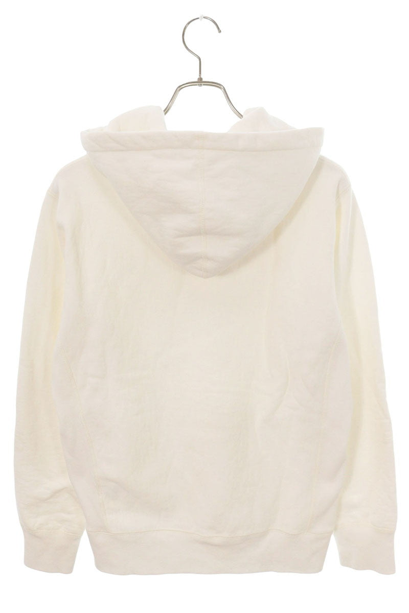 SUPREME 16AW Embroidered Outline Logo Hoodie White Size S