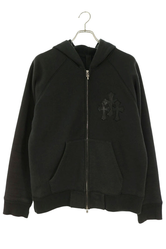 Chrome Hearts Y NOT ZIP GYN U PAPER JAM Patch Hoodie Size S