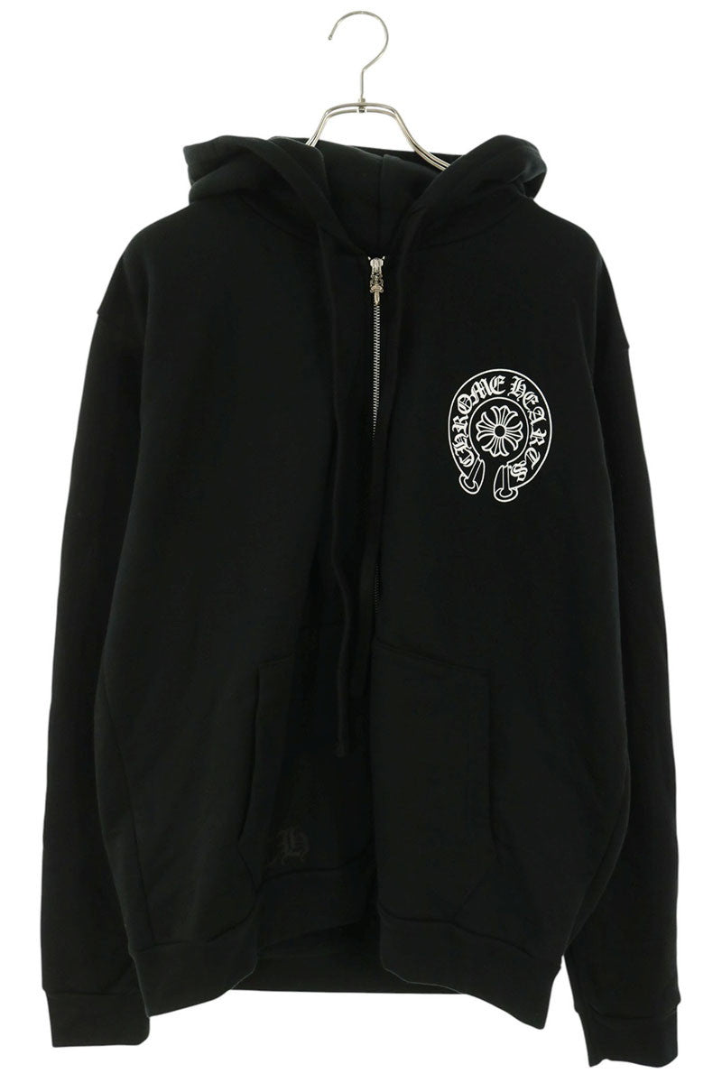 Chrome Hearts Tokyo Limited Zip Up Hoodie Black Size M