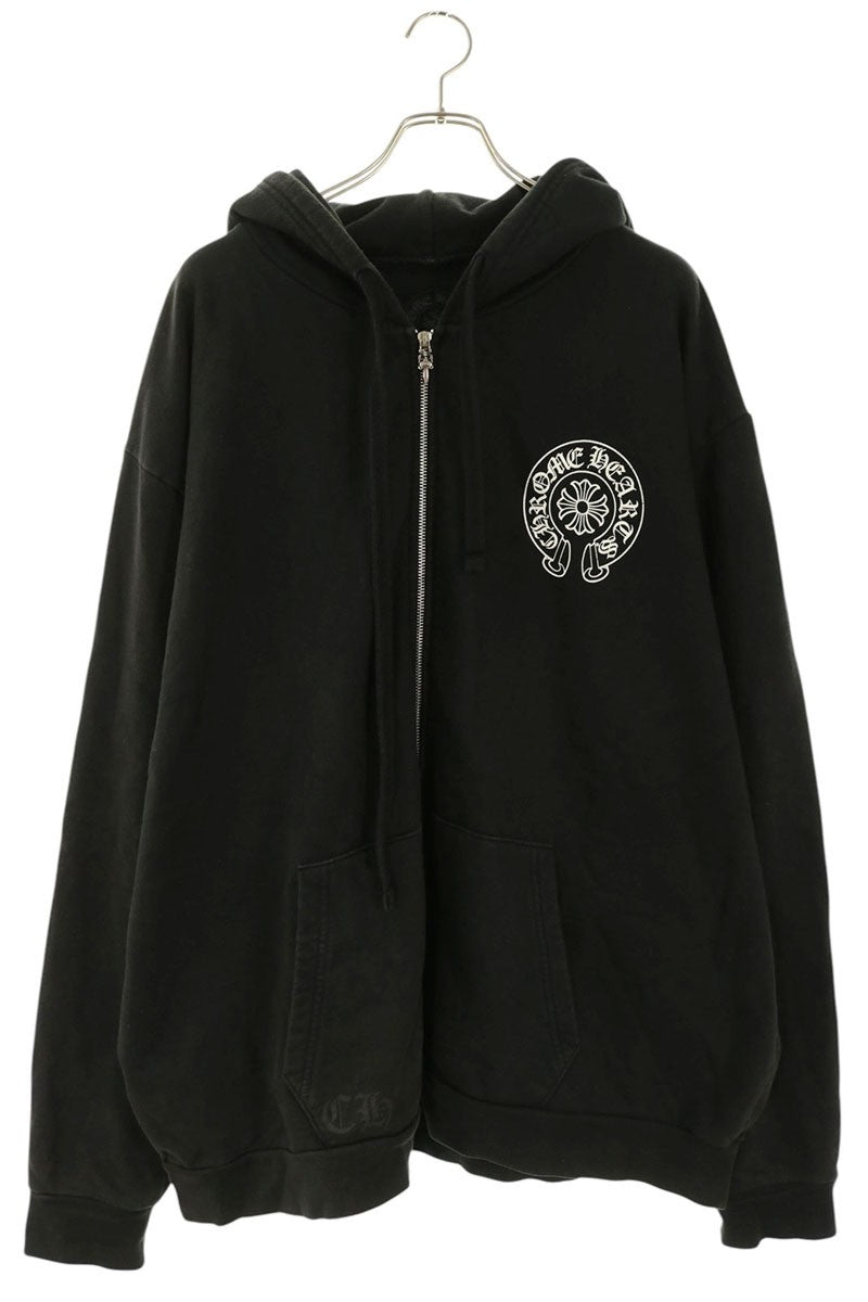 Chrome Hearts SWTSHRT HD ZIP Osaka Horseshoe Hoodie Size XXL