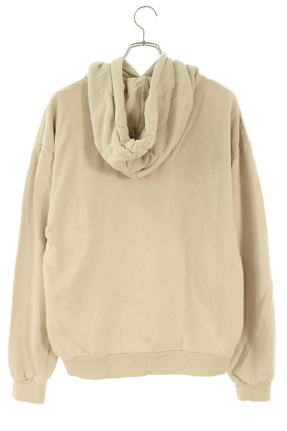 CELINE Logo Print Hoodie Beige Size M