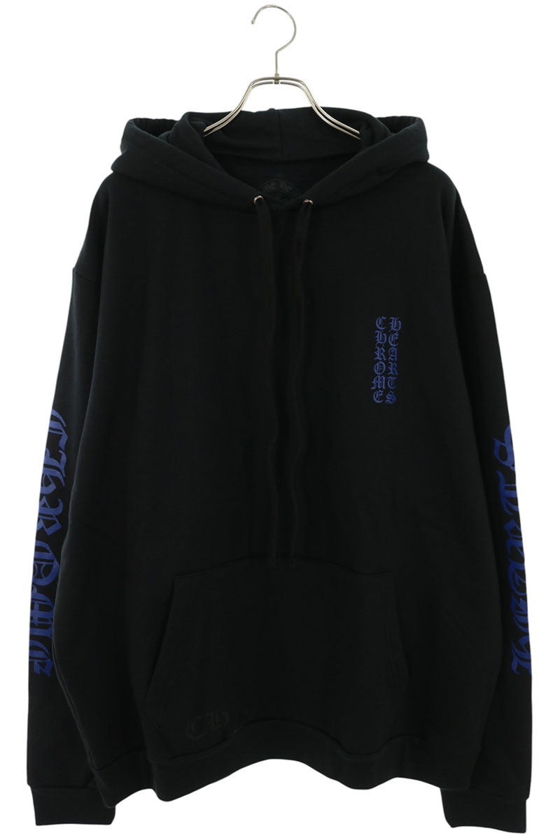 Chrome Hearts Sleeve Logo Print Hoodie Black Size XL