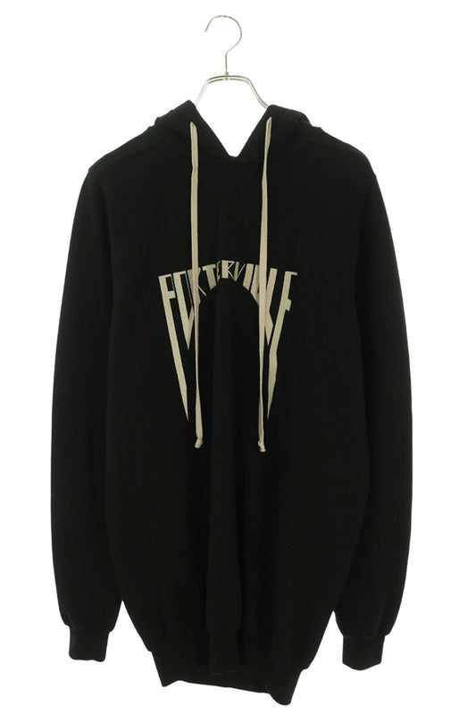 Rick Owens PORTERVILLE Embroidered Hoodie Black Size S