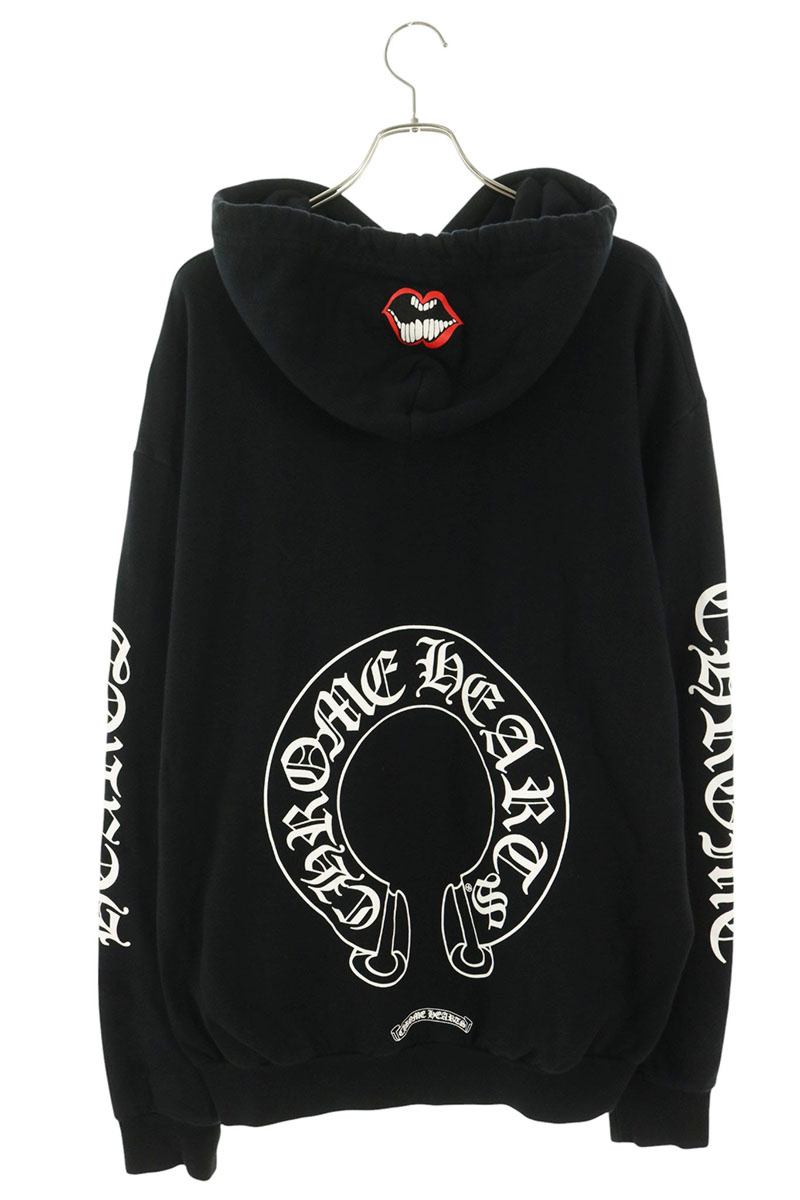 Chrome Hearts Matty Boy Chomper Back Hoodie Black Size XL