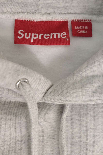 SUPREME 22AW State Hooded Pullover Hoodie Gray Size M