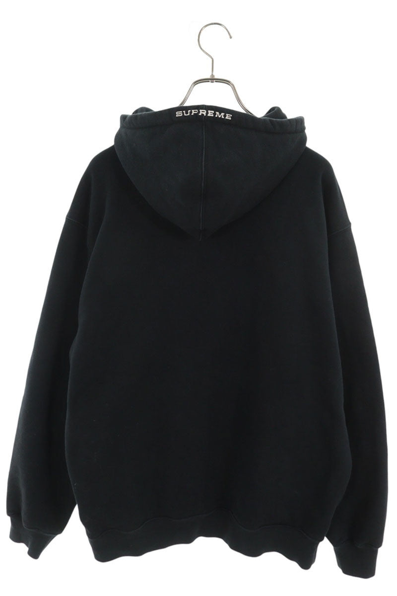 SUPREME 21SS Nike Half Zip Hooded Sweatshirt Black Size L