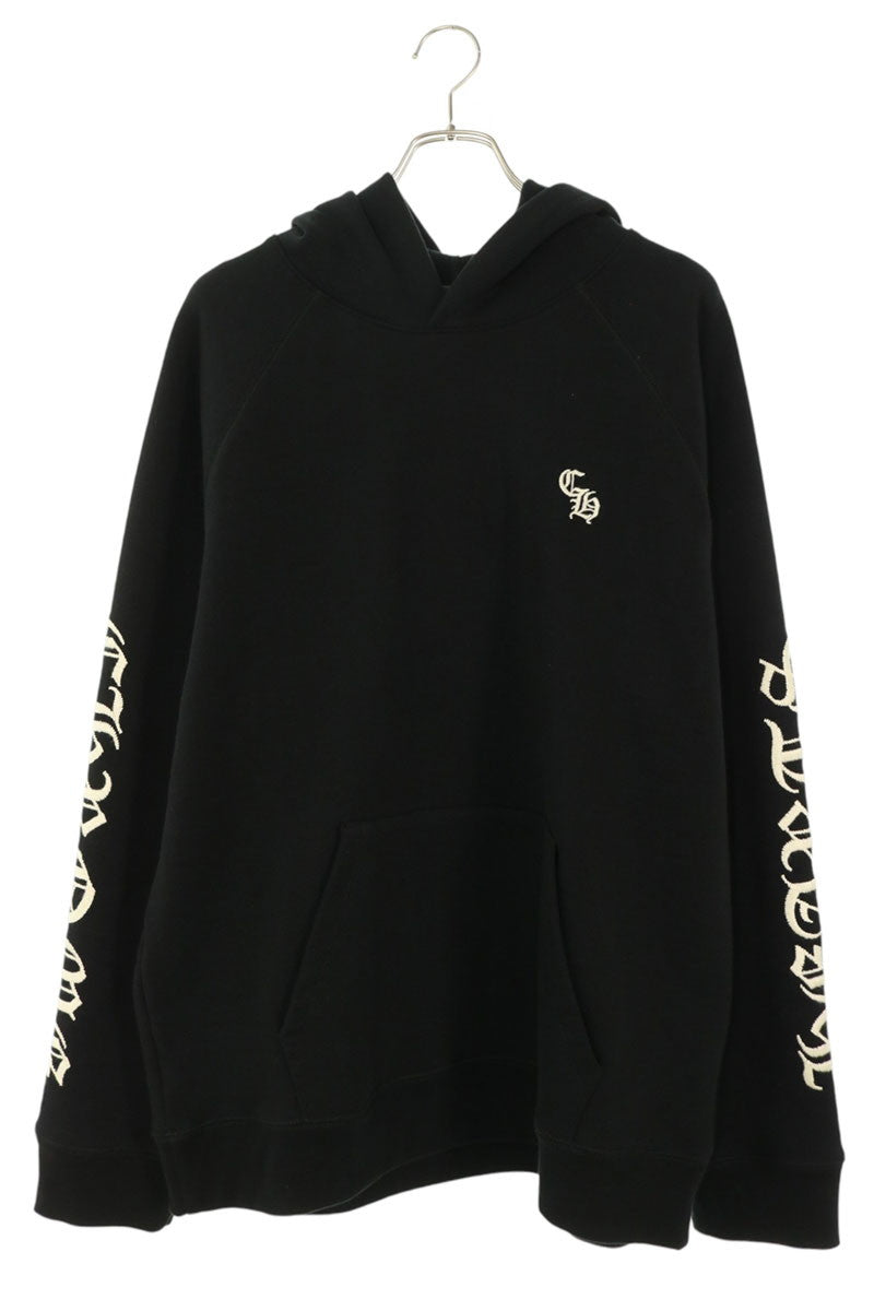 Chrome Hearts SLO RIDE HD PLVR CH Cross Hoodie Black Size XL