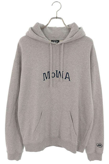 MOWALOLA MoWA Logo Pullover Hoodie Gray Size M