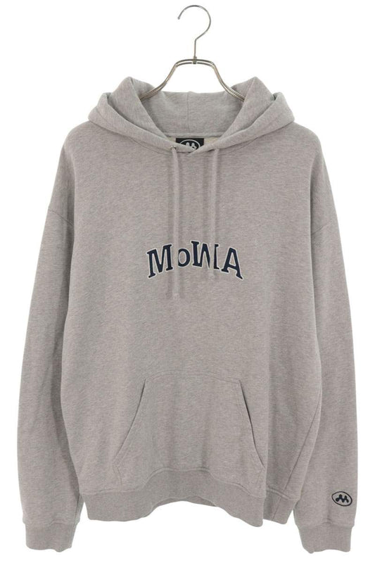 MOWALOLA MoWA Logo Pullover Hoodie Gray Size M