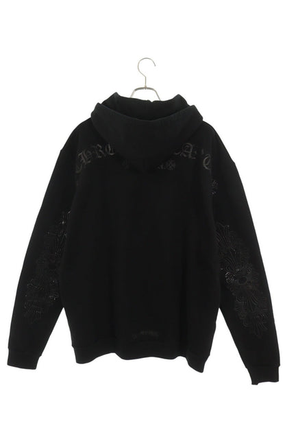 Chrome Hearts SWTSHRT HD PLVR Floral Hoodie Black Size L