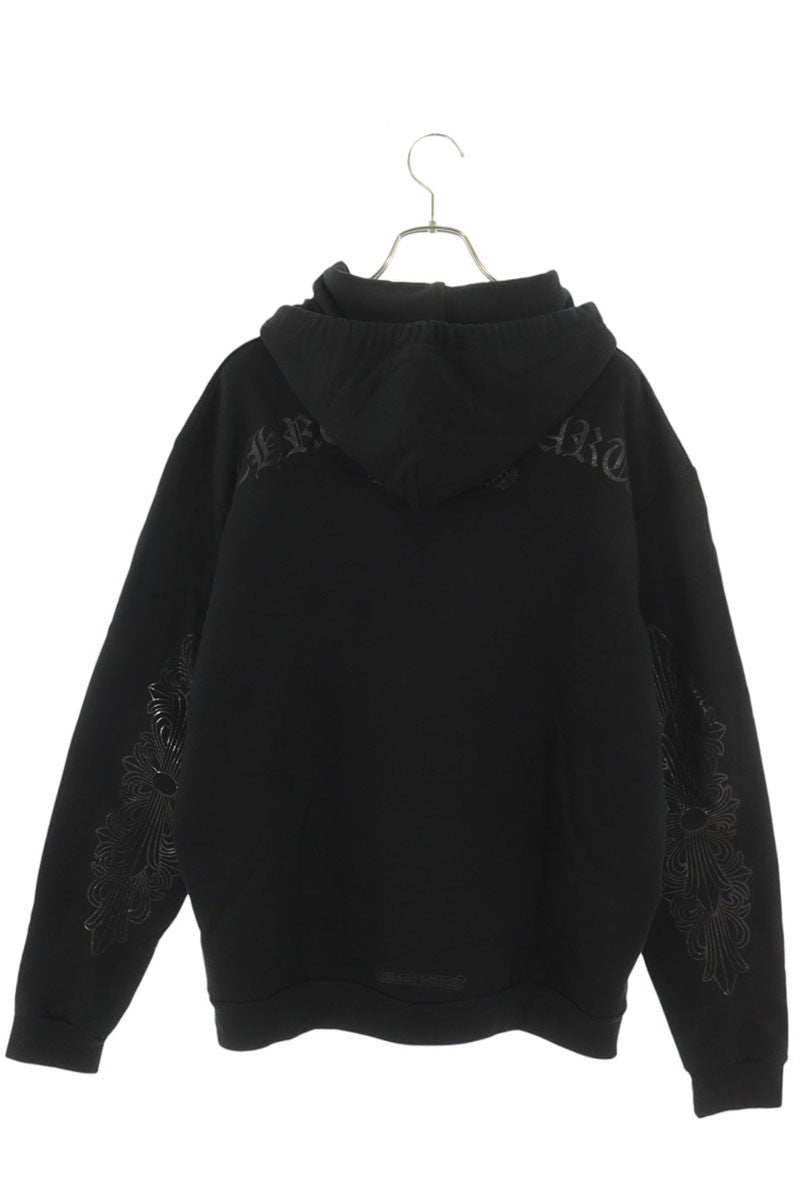 Chrome Hearts Online Exclusive Floral Logo Hoodie Size M