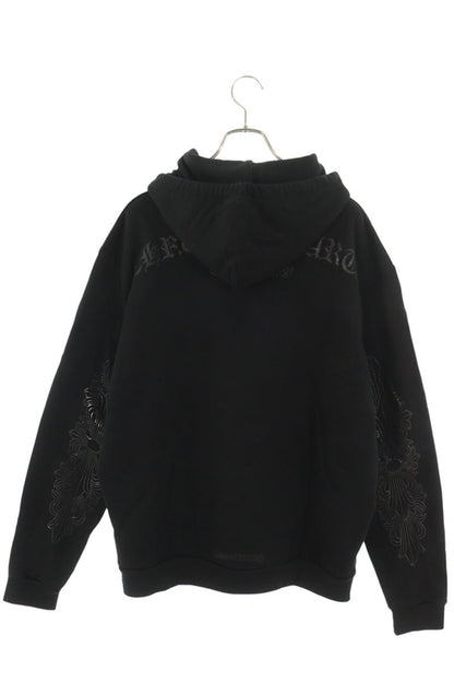 Chrome Hearts Online Exclusive Floral Logo Hoodie Size M
