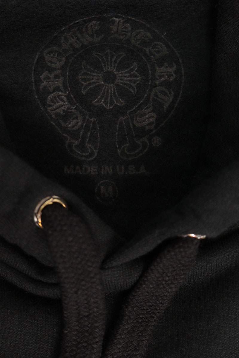 Chrome Hearts Online Exclusive Floral Logo Hoodie Size M