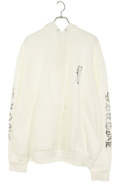Chrome Hearts SWTSHRT PLVR Arm Hoodie White/Silver Size XL