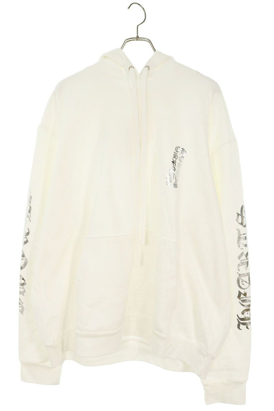 Chrome Hearts SWTSHRT PLVR Arm Hoodie White/Silver Size XL