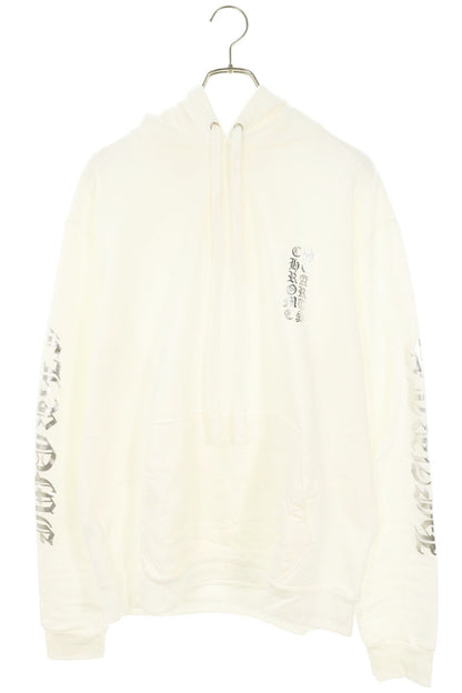 Chrome Hearts SWTSHRT PLVR Arm Hoodie White/Silver Size M